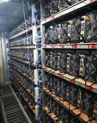 A vast cryptocurrency mining farm optimized for energy efficiency
