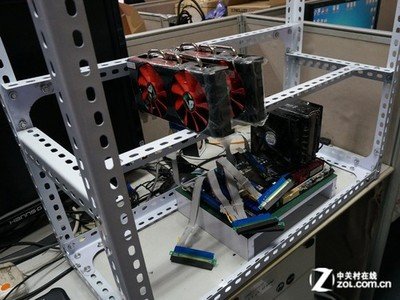 State-of-the-art Bitcoin mining rig operating in European facility