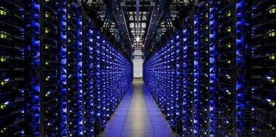 High-performance Bitcoin mining rig in operation